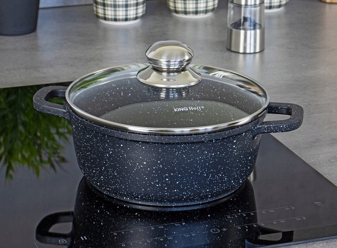 Kinghoff 1597 braadpan met aromaknop – 28 cm, 6,5 liter, ook inductie – foto 2