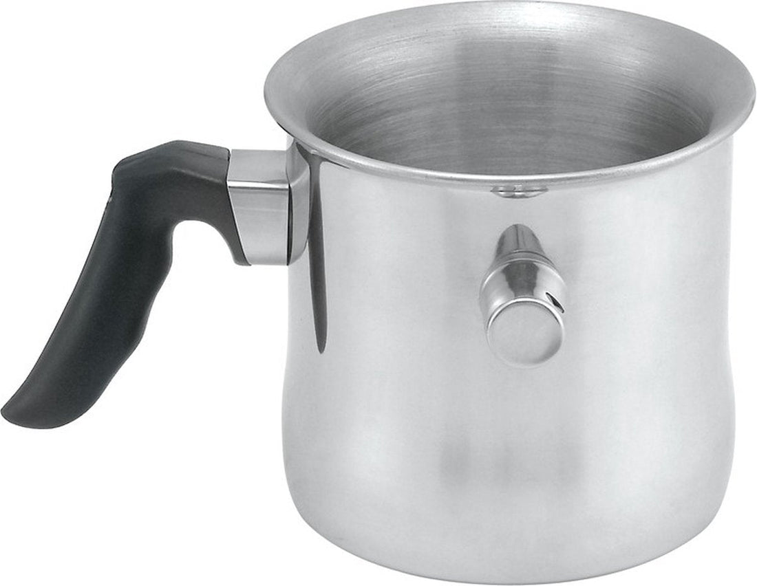Kinghoff 3109 dubbelwandige melkkoker met fluit – 1,5 liter, RVS
