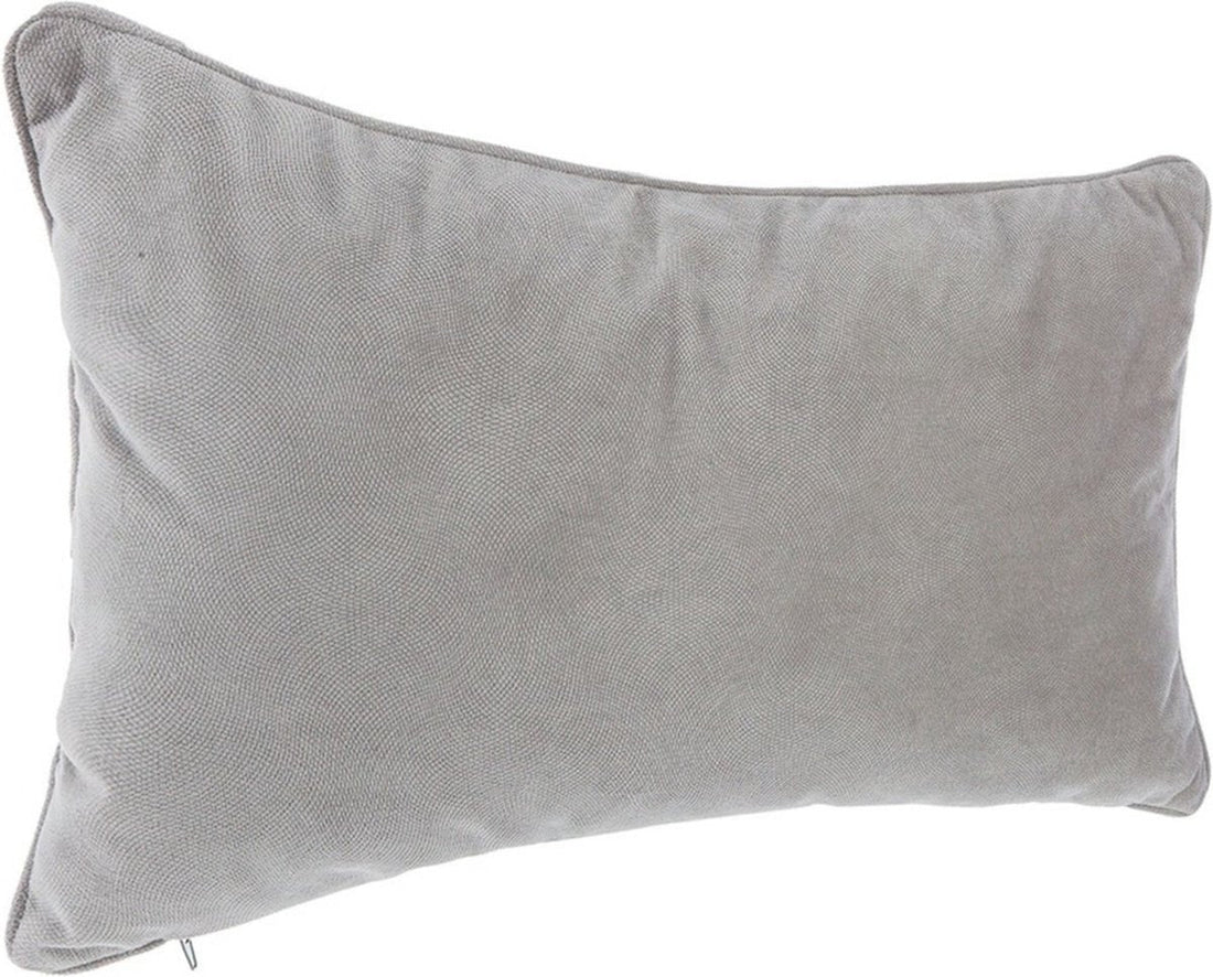 Atmosphera Sofa / decorative cushions living room Sophia - 30 x 50 cm - Silver grey - polyester - with zipper