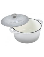 Kinghoff 1521 gietijzeren braadpan Ø 24 cm, 4 liter – grijs emaille – foto 2