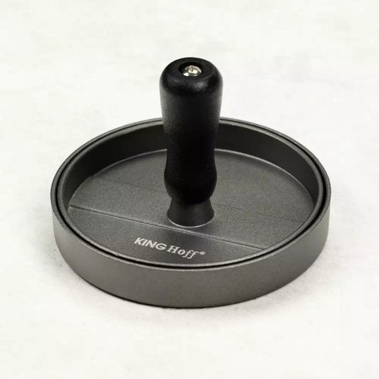 Kinghoff KH1740 hamburgerpers – aluminium met antiaanbaklaag, Ø 12 cm – foto 3