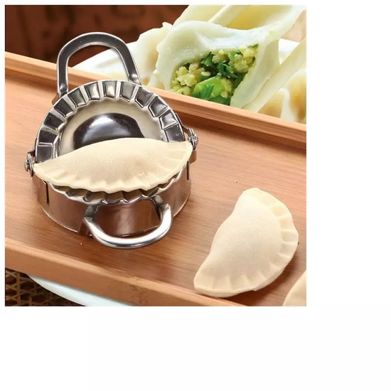 Kinghoff 2-in-1 deegpers van RVS – ravioli-, dumpling- en samosamaker