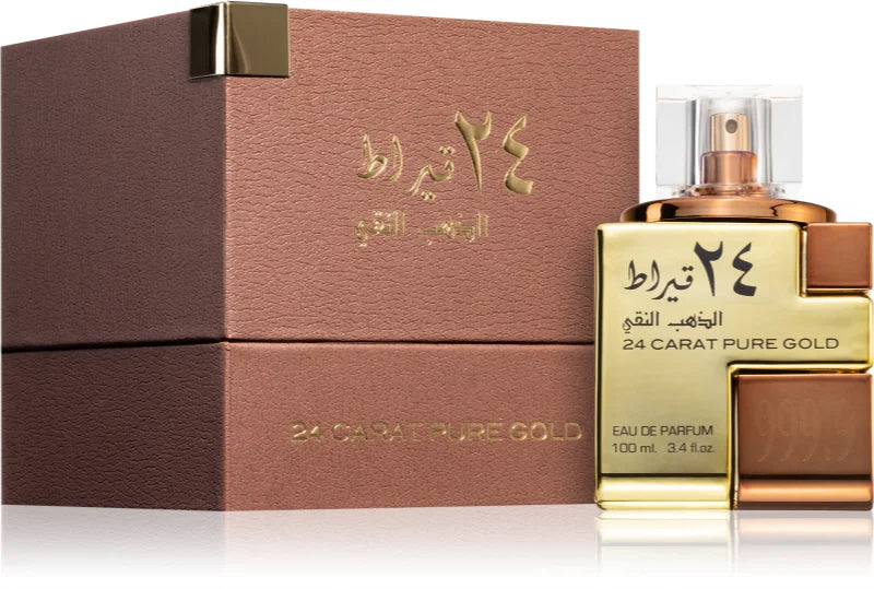 Lattafa 24 Carat Pure Gold eau de parfum 100 ml – oud, roos en vanille – foto 4