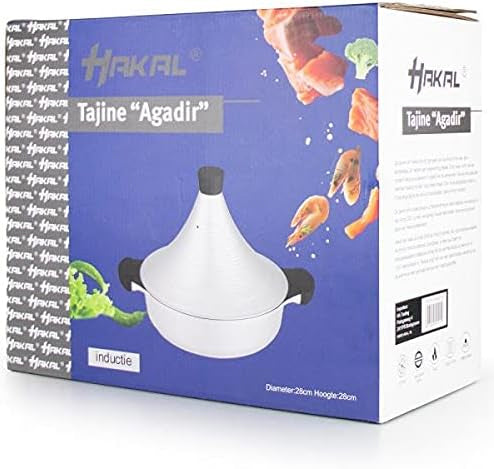 Aluminium tajine Agadir XL wit – Ø 32 cm, antiaanbaklaag, ook voor inductie – foto 5