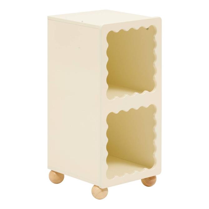 Table de chevet Atmosphera Kids Bouli - Meuble de rangement - 31 x 30 x 64 cm - Beige
