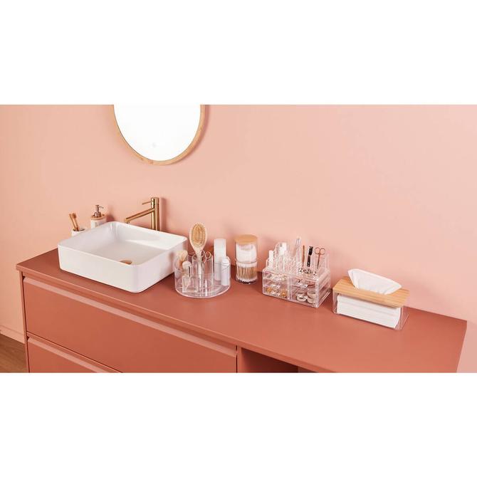 5Five roterende make-up organizer – transparant, Ø 23 x H 13 cm – foto 4