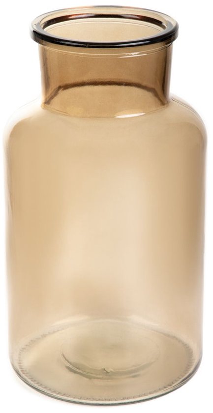 Homla Tenno bloemenvaas beige – glazen vaas, Ø 14,5 x 25,5 cm – foto 4