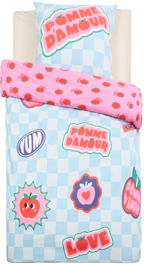 Atmosphera Kids Chachapop dekbedovertrek met kussensloop – 140 x 200 cm