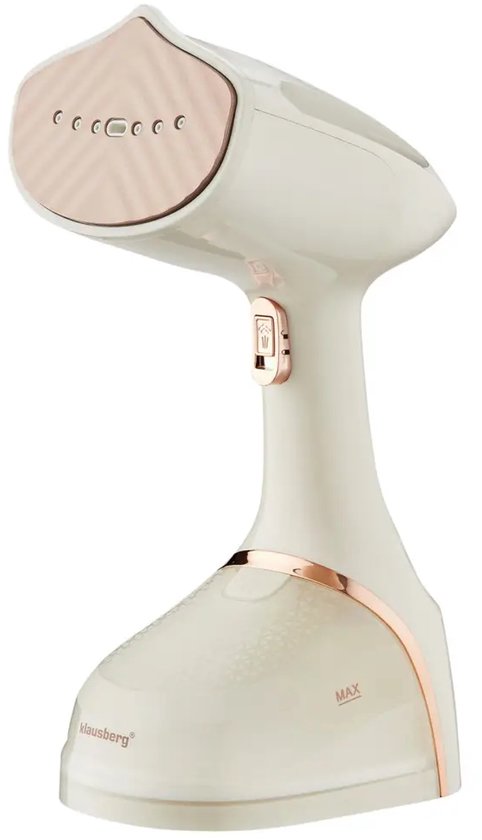 Klausberg kledingstomer – handstomer en kleding ontkreuker, 1500 W, 400 ml