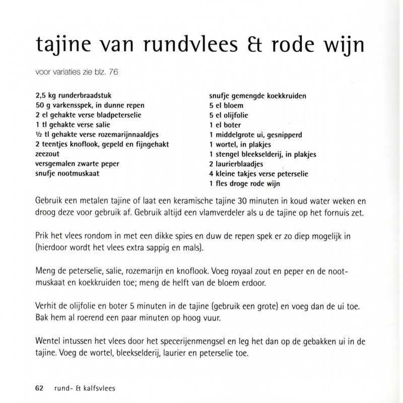 Kookboek 500 tajinegerechten – tajinerecepten met vis, vlees en vegetarisch – foto 2