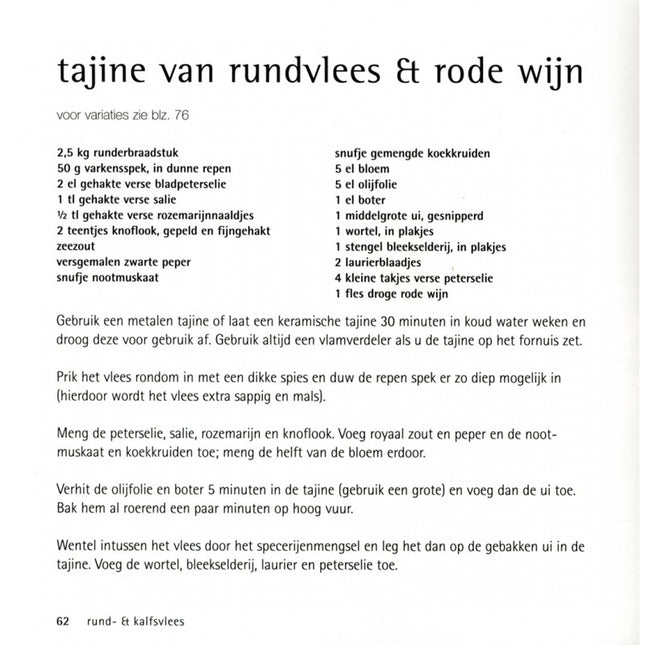 Kookboek 500 tajinegerechten – tajinerecepten met vis, vlees en vegetarisch – foto 2