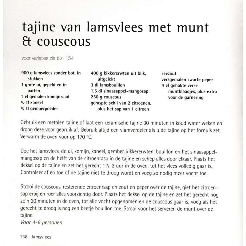Kookboek 500 tajinegerechten – tajinerecepten met vis, vlees en vegetarisch – foto 8