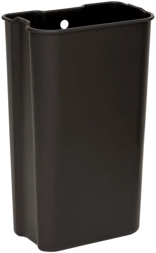 Poubelle 5Five Norvik - argent mat - métal inox - 30 litres - 36 x 30 x 61 cm - corbeille à déchets