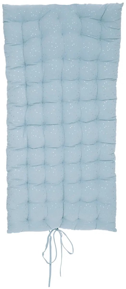 Atmosphera vloerkussen blauw – langwerpige vloermatras, 120 x 60 x 5 cm