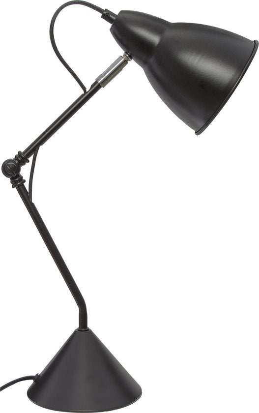 Lampe de table / lampe de bureau Atmosphera Design Light Classic - noir - métal - H 62 cm - Lampe de lecture