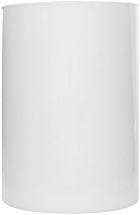 Atmosphera Lidy glazen vaas wit – set van 2, Ø 14 x 20 cm – foto 3