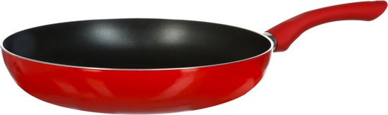 Secret de Gourmet koekenpan 28 cm, rood/zwart – alle kookplaten en inductie