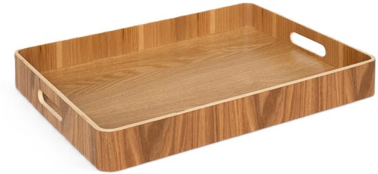 5Five Curve Dienblad / Plateau - 43 x 30 x 5 cm - Bruin