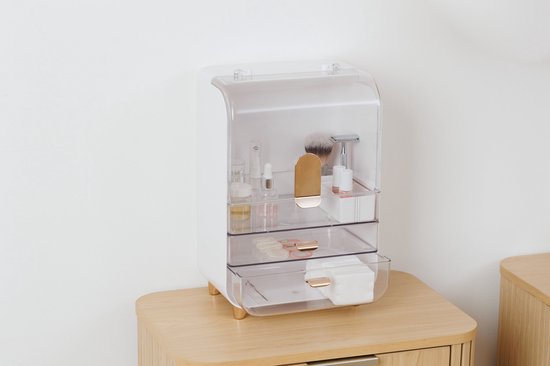 5Five Sara organizer met transparante lades – 2 liter per vak, wit – foto 2