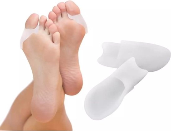 Soulima hallux valgus wig van gel – teenspreider, 1 paar (2 stuks)
