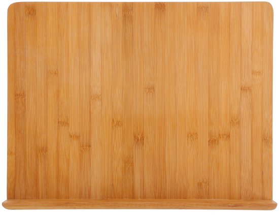 5Five bamboe snijplank voor op het aanrecht – stoprand en sapgroef, 45 x 34 cm – foto 4