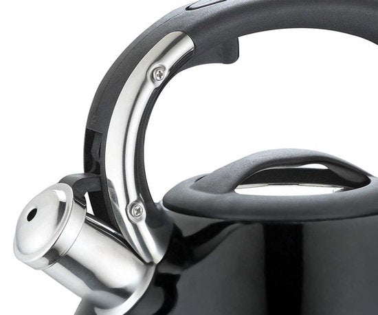 Kinghoff 1221 fluitketel zwart – rvs, 3,4 liter, geschikt voor inductie – foto 7