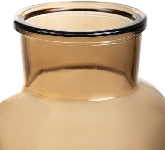 Homla Tenno bloemenvaas beige – glazen vaas, Ø 14,5 x 25,5 cm – foto 3