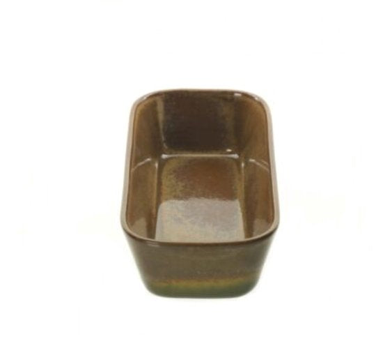 MPLCo - Moule à pain - Moule à gâteau - Plat de cuisson - Plat allant au four - Moule pour pain fait maison, gâteaux & gratins - Compatible four, micro-ondes & lave-vaisselle - 26 x 14,5 x 7,5 cm - Marron avec dégradé vert foncé
