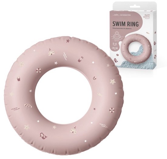SIPO zwemband voor kinderen – 50 cm, 3-6 jaar (15-30 kg), roze