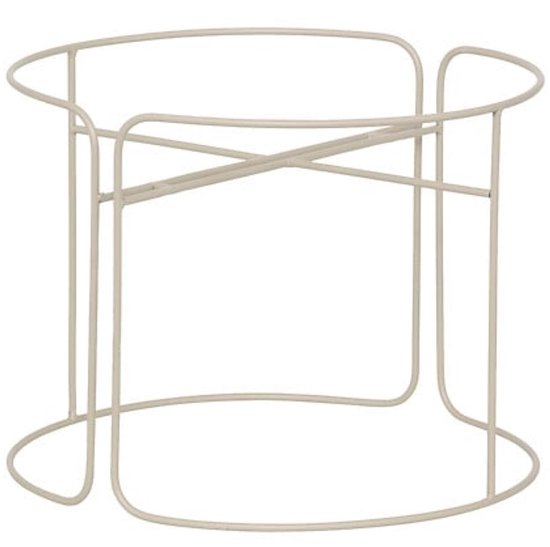 Aze plantenbak set van 2 op standaard – beige metaal, Ø 30 x 44,3 cm – foto 6