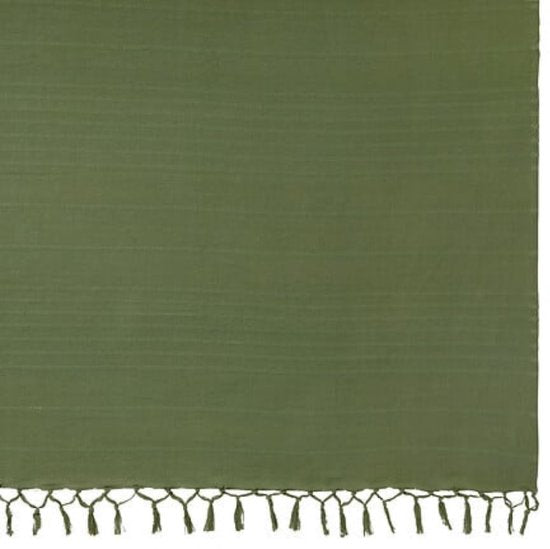 Atmosphera Plaid katoen - Blanket - 160 x 220 cm - Khaki