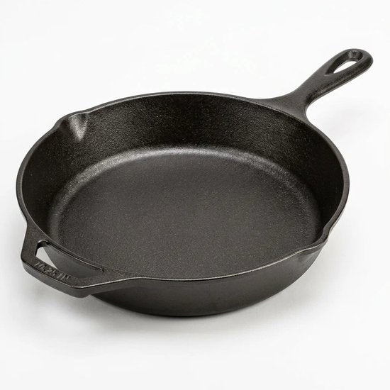 Hage - Poêle - Poêle en fonte - Poêle à frire - Sauteuse - Induction - Gaz - Électrique - Céramique - Universelle - Ø25,5 cm - Noir
