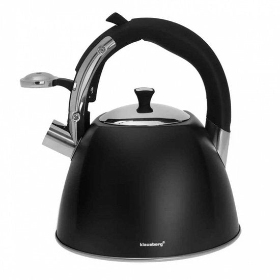 Klausberg KB-7194 whistling kettle - 3L - stainless steel - all heat sources