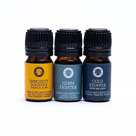 Song of India Wellness etherische olie set – 3 flesjes van 5 ml – foto 3