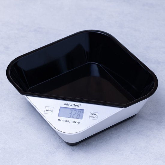 Kinghoff KH-1826 keukenweegschaal met kom – tot 5 kg, nauwkeurig op 1 g – foto 2