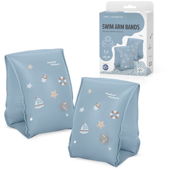Brassards de natation SIPO pour enfants – 3-6 ans – 15-30 kg – Bleu