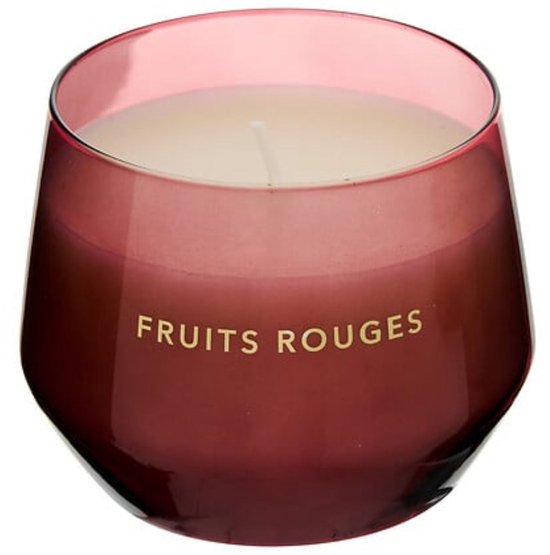 Atmosphera geurkaars Fruits Rouges in rood glas – 300 g, 40 branduren