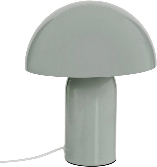 Atmosphera Lito paddenstoellamp – retro tafellamp, celadongroen, Ø 20 cm