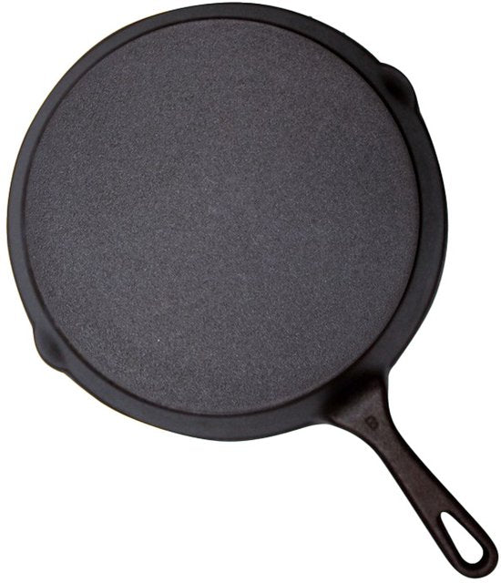 Hage - Cast Iron Frying Pan - Mini Skillet - Natural Non-Stick Effect - BBQ & Campfire - For Baking, Roasting, Grilling & Serving - Ø20 x 4.5 cm - Black