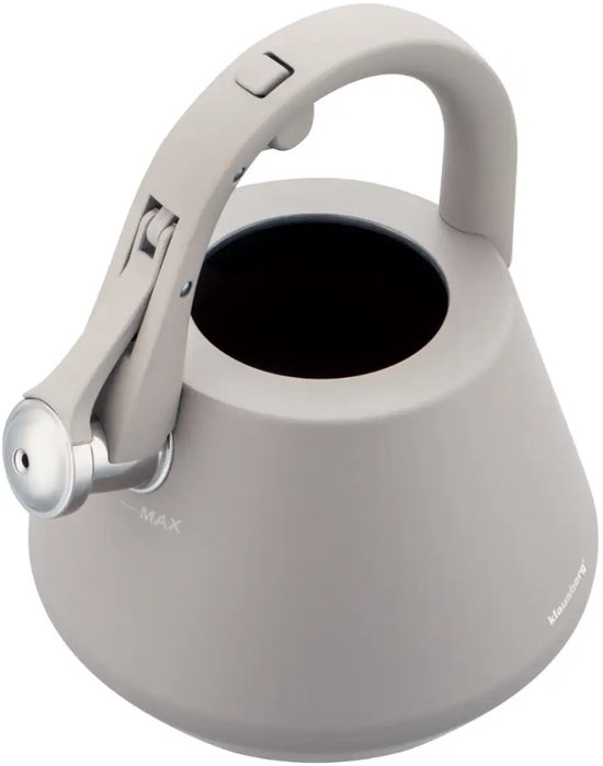 Klausberg 7949 fluitketel met fluit – RVS, grijs, 2,5 liter – foto 6