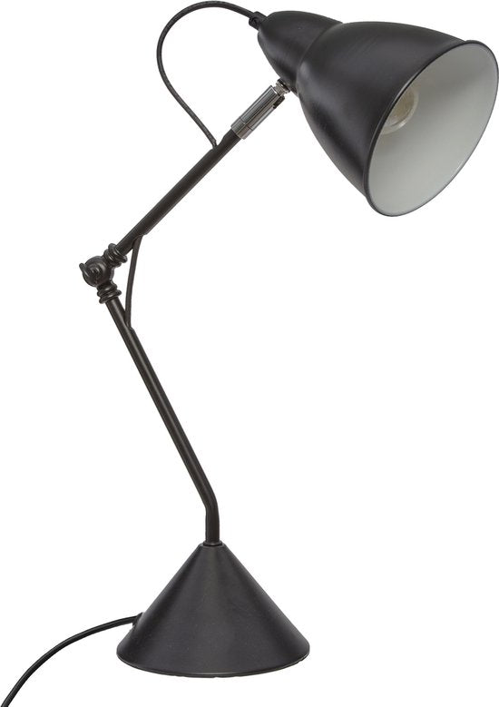 Lampe de table / lampe de bureau Atmosphera Design Light Classic - noir - métal - H 62 cm - Lampe de lecture