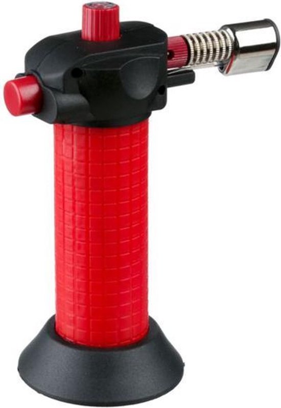 Secret de Gourmet crème brûlée brander – gasbrander, rood, 13 cm