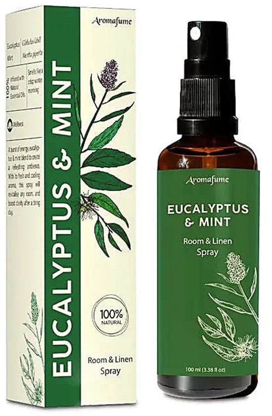 Aromafume kamerspray en textielspray eucalyptus munt – 100 ml