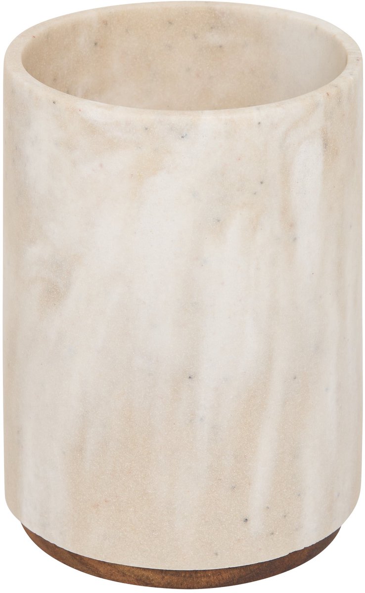 5Five Como keukengereihouder met marmereffect – beige, Ø 12 x 17 cm