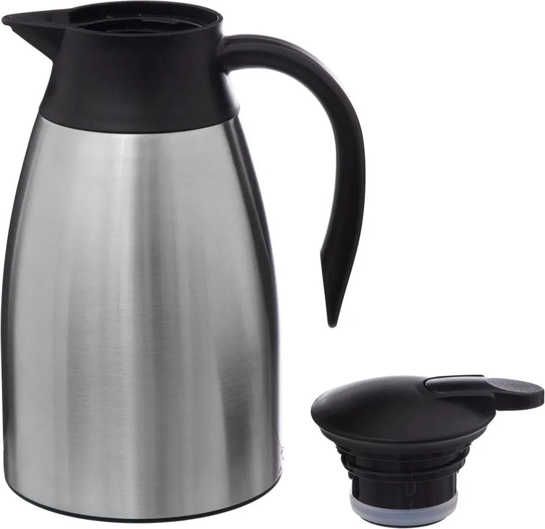 5Five thermoskan van rvs – 1,5 liter, dubbelwandige isoleerkan voor koffie – foto 2