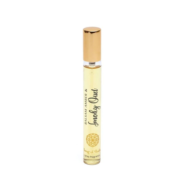 Song of India kamerspray Amberbalsem & Smoky Oud – rokerige oud- en ambergeur – foto 2