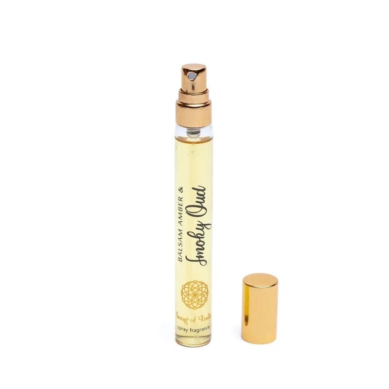 Song of India kamerspray Amberbalsem & Smoky Oud – rokerige oud- en ambergeur – foto 3