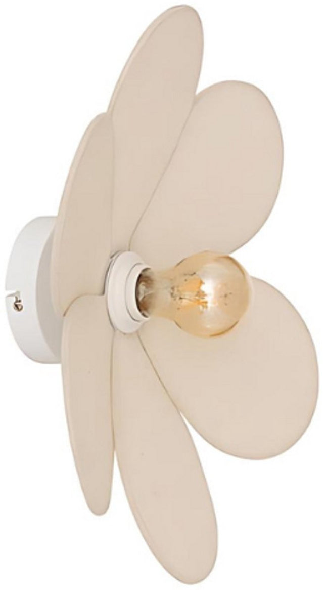 Atmosphera Naya wandlamp bloem – beige lamp voor de kinderkamer, Ø 40 cm