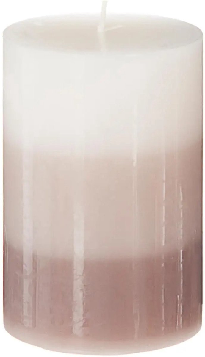 Atmosphera geurkaars Nina vanille – 45 branduren, 6,5 x 10 cm, beige