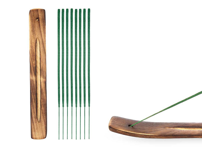 Jasmijn geurstokjes (wierook) – set van 50 met houten houder